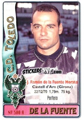 Sticker De la Fuente / Dani - Las Fichas De La Liga 1996-1997 - Mundicromo