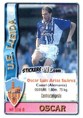 Sticker Sandro / Oscar - Las Fichas De La Liga 1996-1997 n. 516 - Mundicromo