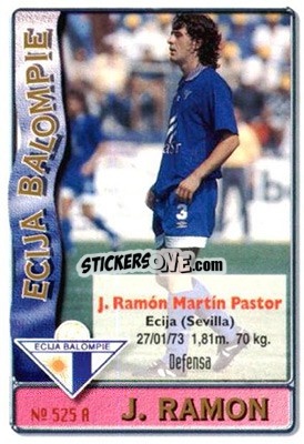 Sticker Fede / J. Ramón - Las Fichas De La Liga 1996-1997 - Mundicromo