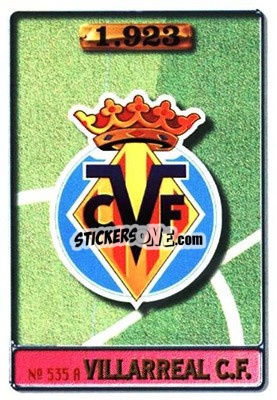 Sticker Villarreal C.F - Soto - Las Fichas De La Liga 1996-1997 n. 535 - Mundicromo