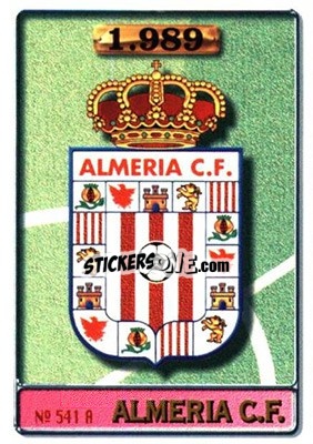 Sticker Almeria / Cesar - Las Fichas De La Liga 1996-1997 n. 541 - Mundicromo