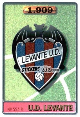 Sticker Levante - Ino - Las Fichas De La Liga 1996-1997 n. 553 - Mundicromo