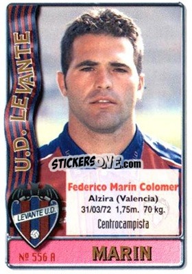 Sticker Lucas / Marin - Las Fichas De La Liga 1996-1997 - Mundicromo