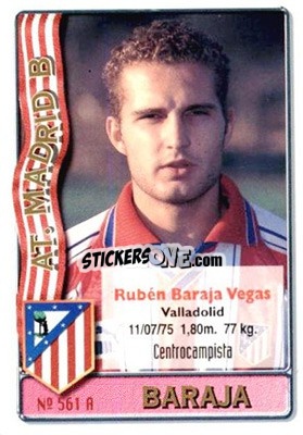Sticker Soria / Baraja - Las Fichas De La Liga 1996-1997 n. 561 - Mundicromo