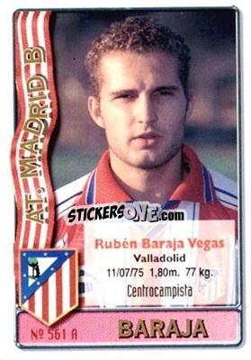 Sticker Soria / Baraja - Las Fichas De La Liga 1996-1997 - Mundicromo