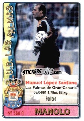 Figurina Manolo / Radojivic - Las Fichas De La Liga 1996-1997 n. 566 - Mundicromo