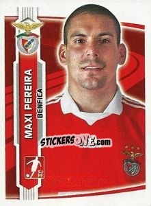 Sticker Maxi Pereira - Futebol 2009-2010 n. 44 - Panini