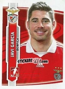 Sticker Javi Garcia - Futebol 2009-2010 n. 50 - Panini