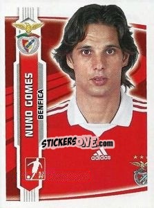 Sticker Nuno Gomes - Futebol 2009-2010 n. 59 - Panini
