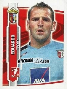 Sticker Eduardo - Futebol 2009-2010 n. 63 - Panini