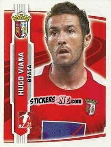 Sticker Hugo Viana - Futebol 2009-2010 - Panini