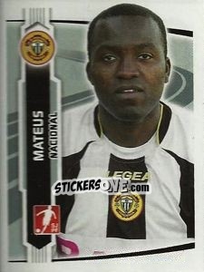 Sticker Mateus - Futebol 2009-2010 n. 137 - Panini