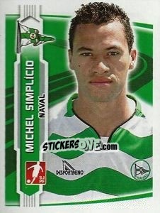 Sticker Michel Simplicio - Futebol 2009-2010 n. 157 - Panini