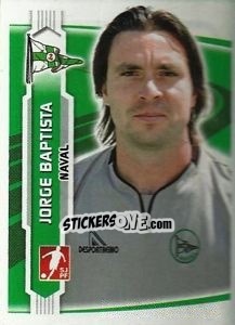Sticker Jorge Baptista - Futebol 2009-2010 n. 160 - Panini
