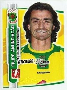 Figurina Filipe Anunciacao - Futebol 2009-2010 - Panini