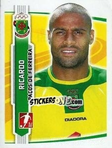 Sticker Ricardo - Futebol 2009-2010 n. 186 - Panini