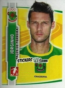 Sticker Jorginho - Futebol 2009-2010 n. 189 - Panini