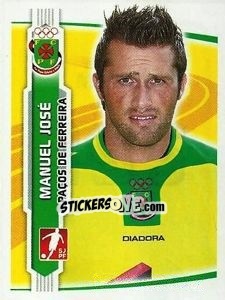 Sticker Manuel Jose - Futebol 2009-2010 n. 195 - Panini