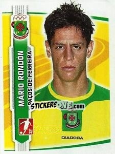 Sticker Mario Rondon - Futebol 2009-2010 n. 198 - Panini