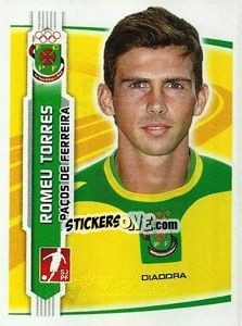 Sticker Romeu Torres - Futebol 2009-2010 n. 199 - Panini