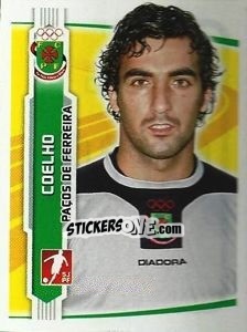 Figurina Coelho - Futebol 2009-2010 - Panini