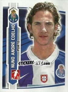 Sticker Nuno Andre Coelho - Futebol 2009-2010 - Panini
