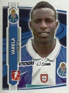 Sticker Silvestre Varela - Futebol 2009-2010 n. 213 - Panini