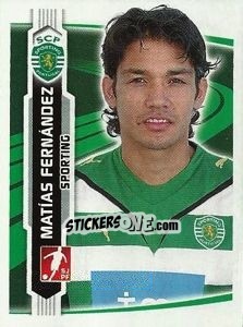 Sticker Matias Fernandez - Futebol 2009-2010 - Panini