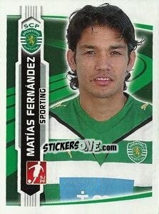 Sticker Matias Fernandez - Futebol 2009-2010 n. 254 - Panini