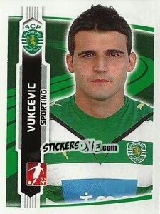 Sticker Simon Vukcevic - Futebol 2009-2010 n. 255 - Panini