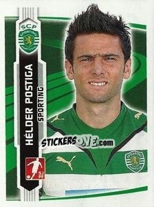 Sticker Helder Postiga - Futebol 2009-2010 n. 258 - Panini