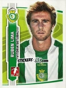 Sticker Ruben Lima - Futebol 2009-2010 n. 308 - Panini