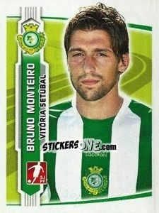 Sticker Bruno Monteiro - Futebol 2009-2010 - Panini