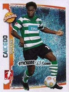 Sticker Felipe Caicedo (Sporting) - Futebol 2009-2010 n. 324 - Panini