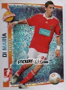 Sticker Angel Di Maria (Benfica) - Futebol 2009-2010 n. 326 - Panini