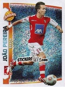 Sticker Joao Pereira(Braga) - Futebol 2009-2010 - Panini