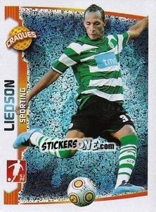 Sticker Liedson(Sporting) - Futebol 2009-2010 n. 332 - Panini