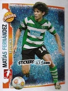 Sticker Matias Fernandez (Sporting) - Futebol 2009-2010 n. 333 - Panini