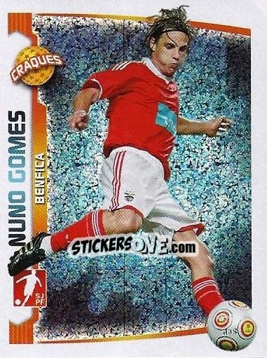 Sticker Nuno Gomes(Benfica) - Futebol 2009-2010 n. 334 - Panini