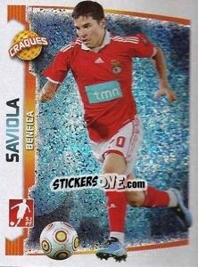 Sticker Javier Saviola (Benfica) - Futebol 2009-2010 - Panini