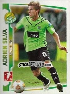 Sticker Adrien Silva(Sporting) - Futebol 2009-2010 - Panini