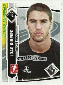 Figurina Joao Ribeiro(Academica) - Futebol 2009-2010 - Panini