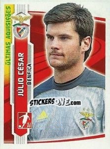 Sticker Julio Cesar(Benfica) - Futebol 2009-2010 n. 358 - Panini