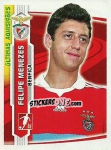 Cromo Felipe Menezes(Benfica) - Futebol 2009-2010 n. 359 - Panini