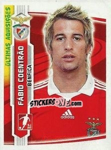 Sticker Fabio Coentrao(Benfica) - Futebol 2009-2010 n. 360 - Panini