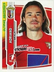 Sticker Adriano(Braga) - Futebol 2009-2010 - Panini