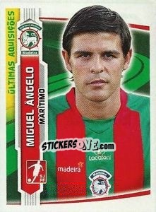 Cromo Miguel Angelo(Maritimo) - Futebol 2009-2010 - Panini