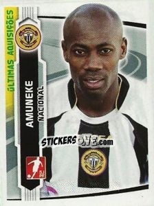 Sticker Amuneke(Nacional) - Futebol 2009-2010 n. 367 - Panini