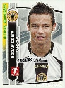 Sticker Edgar Costa(Nacional) - Futebol 2009-2010 - Panini