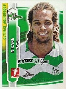 Sticker N'Kake(Naval) - Futebol 2009-2010 n. 370 - Panini